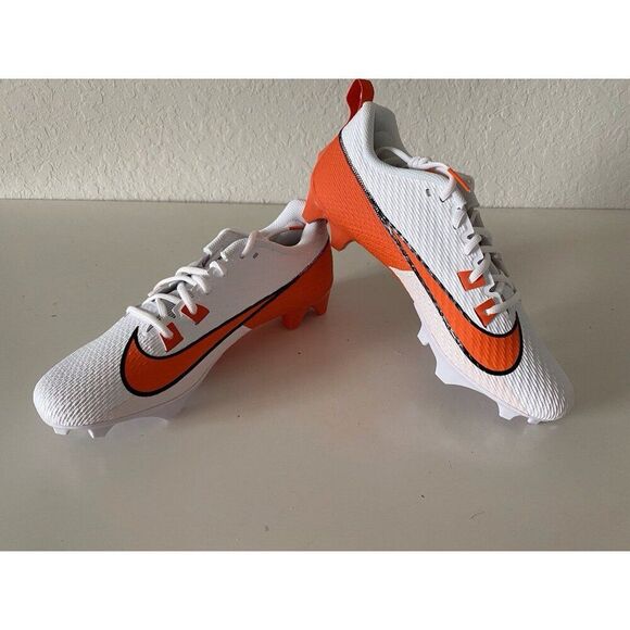 Nike Vapor Edge Speed 360 2 White Orange Football Cleats FQ4045-100 Men’s 10.5 - Picture 1 of 10